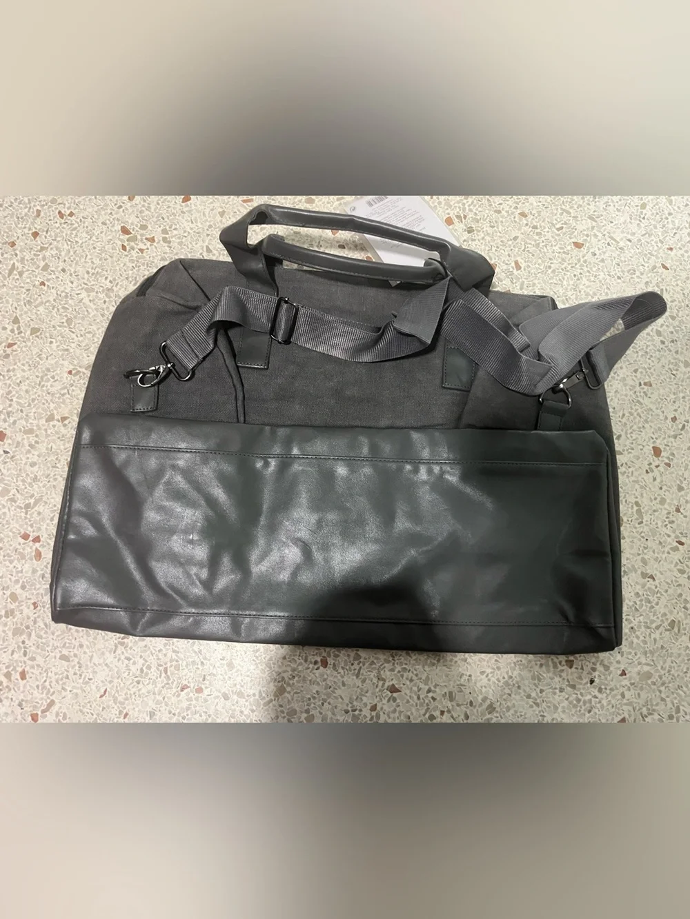 Calvin Klein Men’s Gray duffle Bag